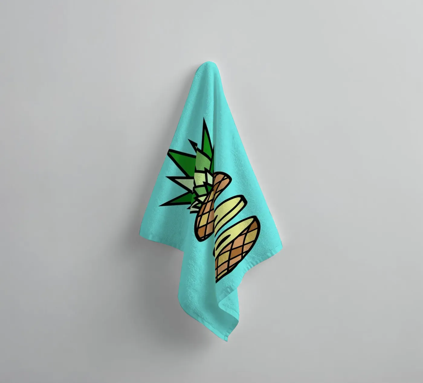 Pineapple badhanddoek van Jan Luzar