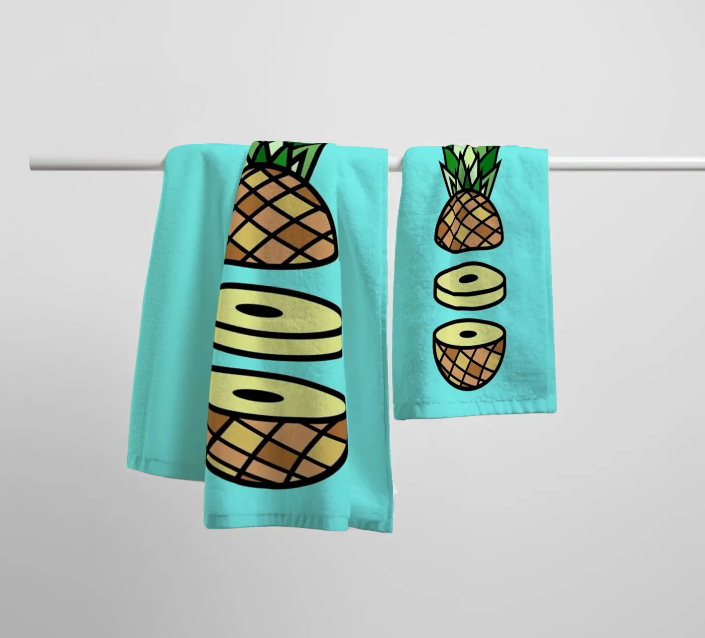 Pineapple badhanddoek van Jan Luzar