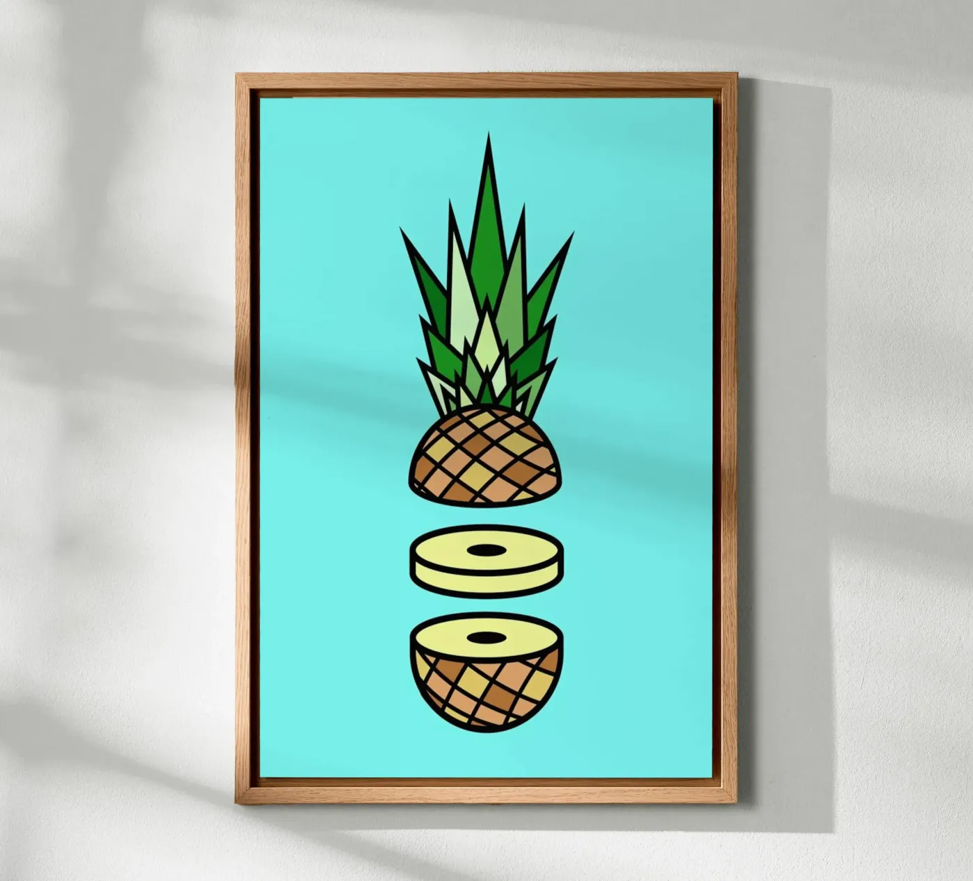 Pineapple alluminio dibond da Jan Luzar