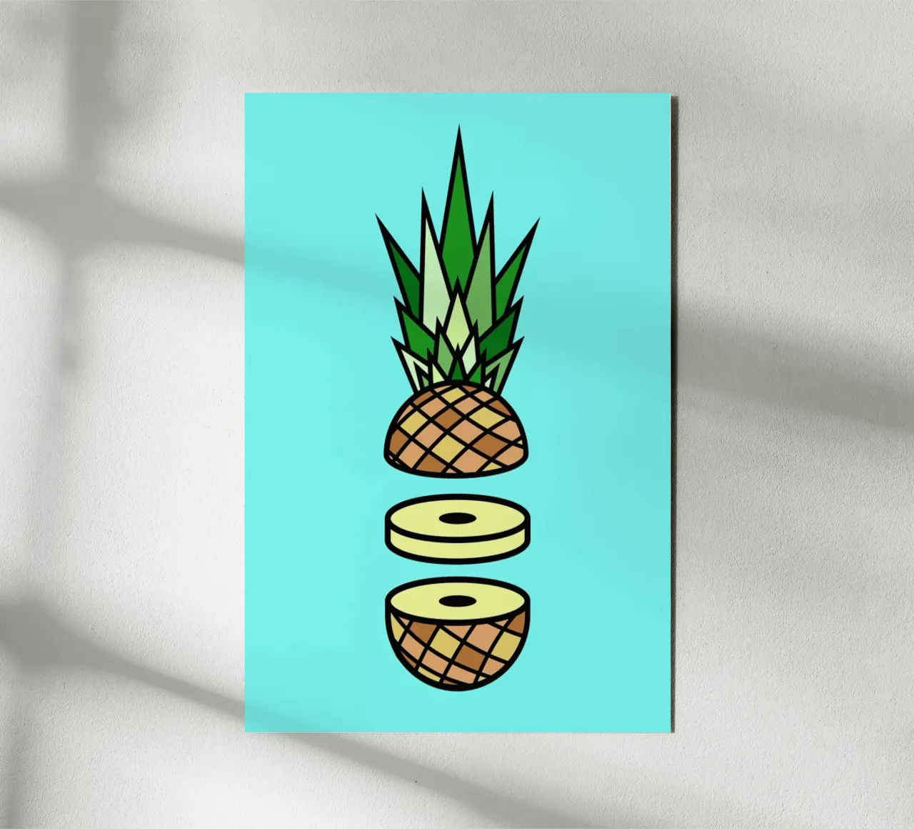 Pineapple alluminio dibond da Jan Luzar