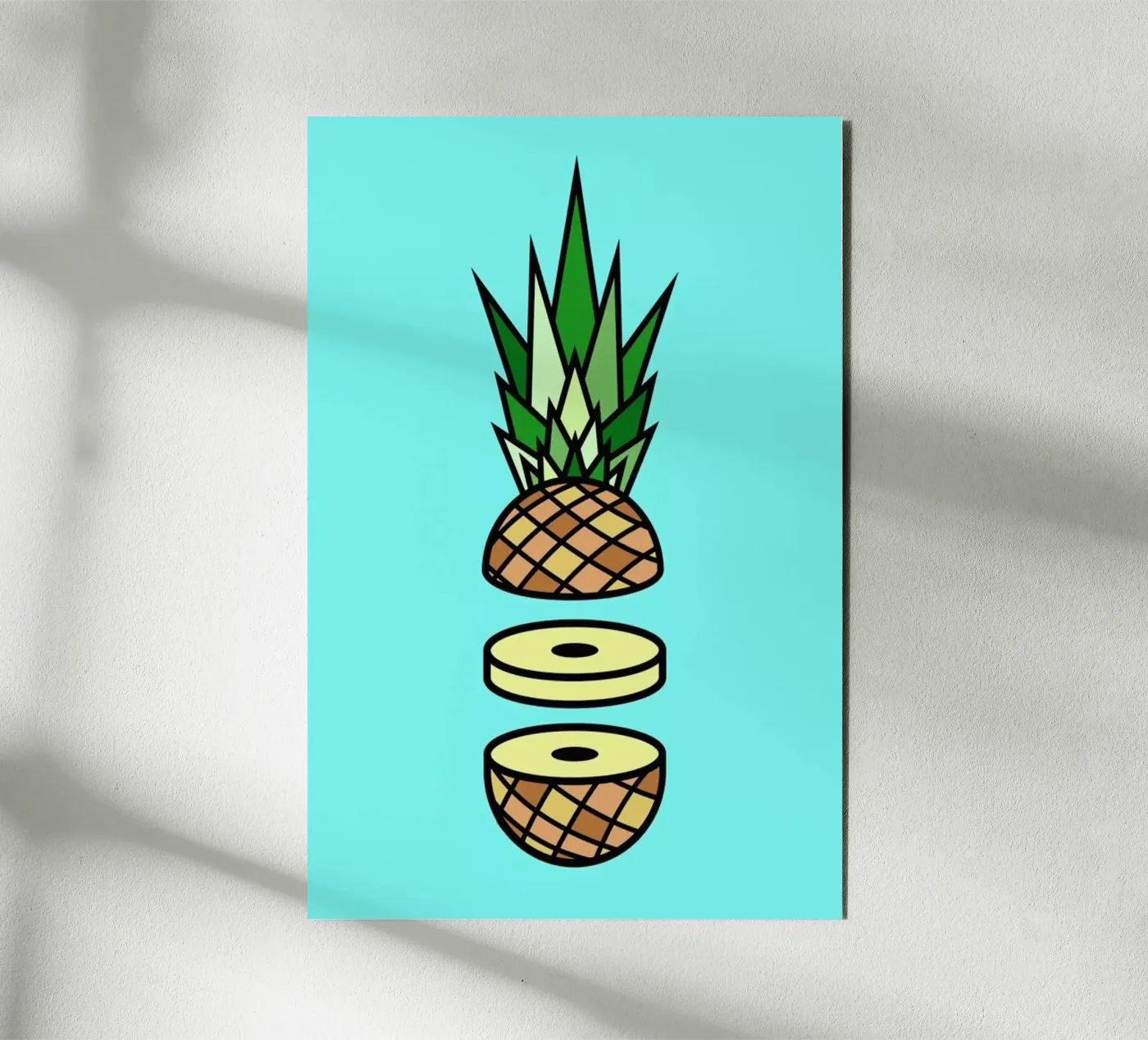 Pineapple alluminio dibond da Jan Luzar