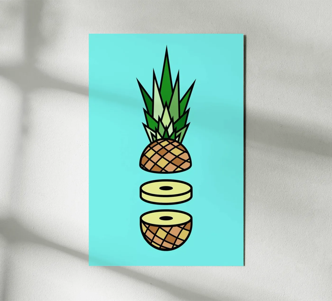 Pineapple forex plate by Jan Luzar