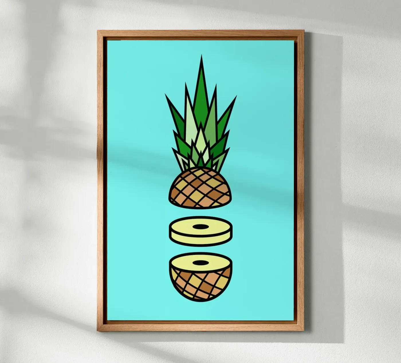 Pineapple canvas by Jan Luzar