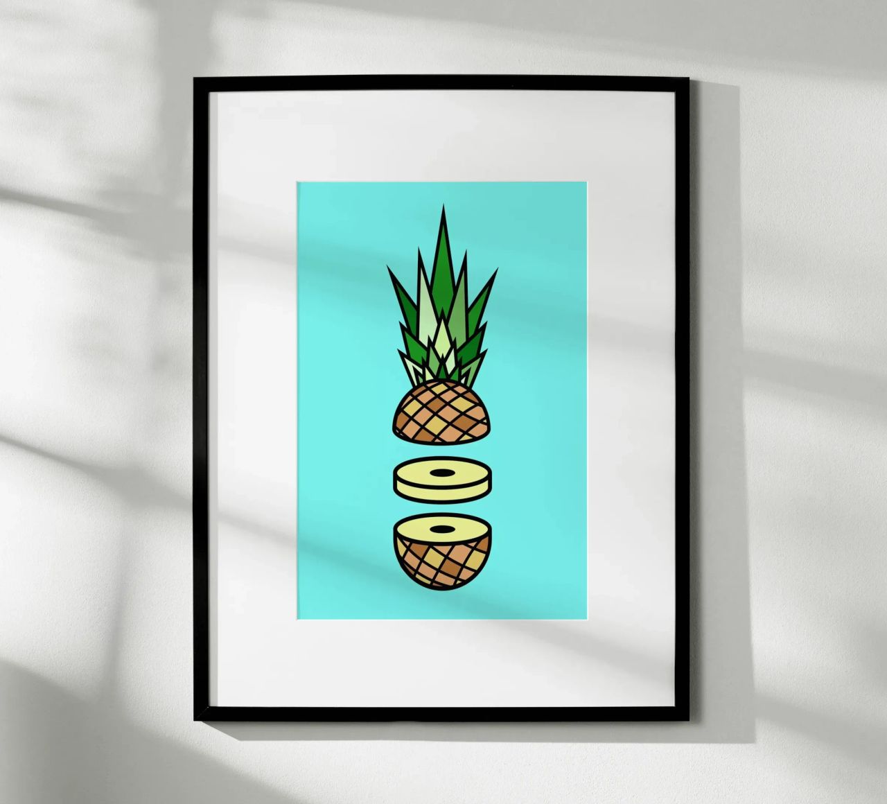 Pineapple poster by Jan Luzar