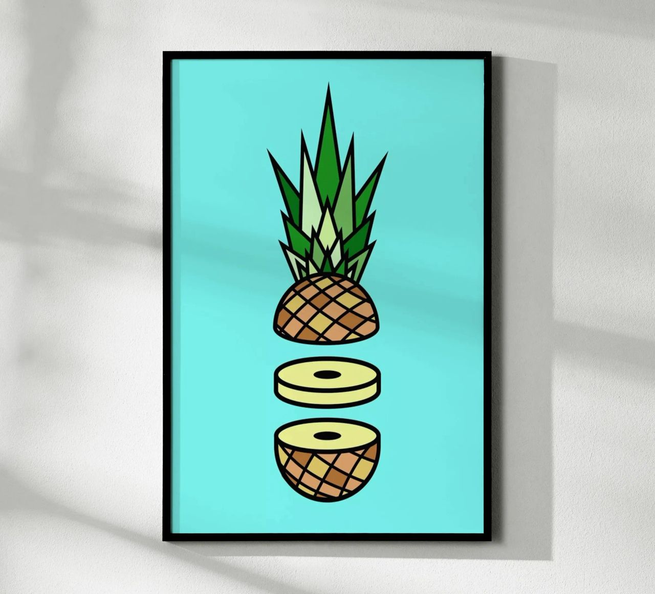 Pineapple poster by Jan Luzar