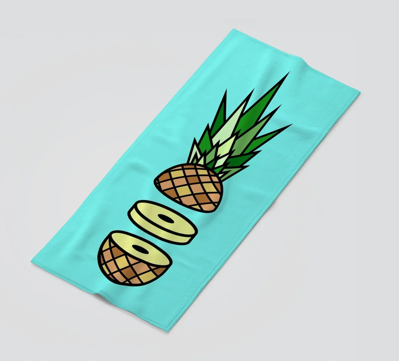 Pineapple strandhanddoek van Jan Luzar