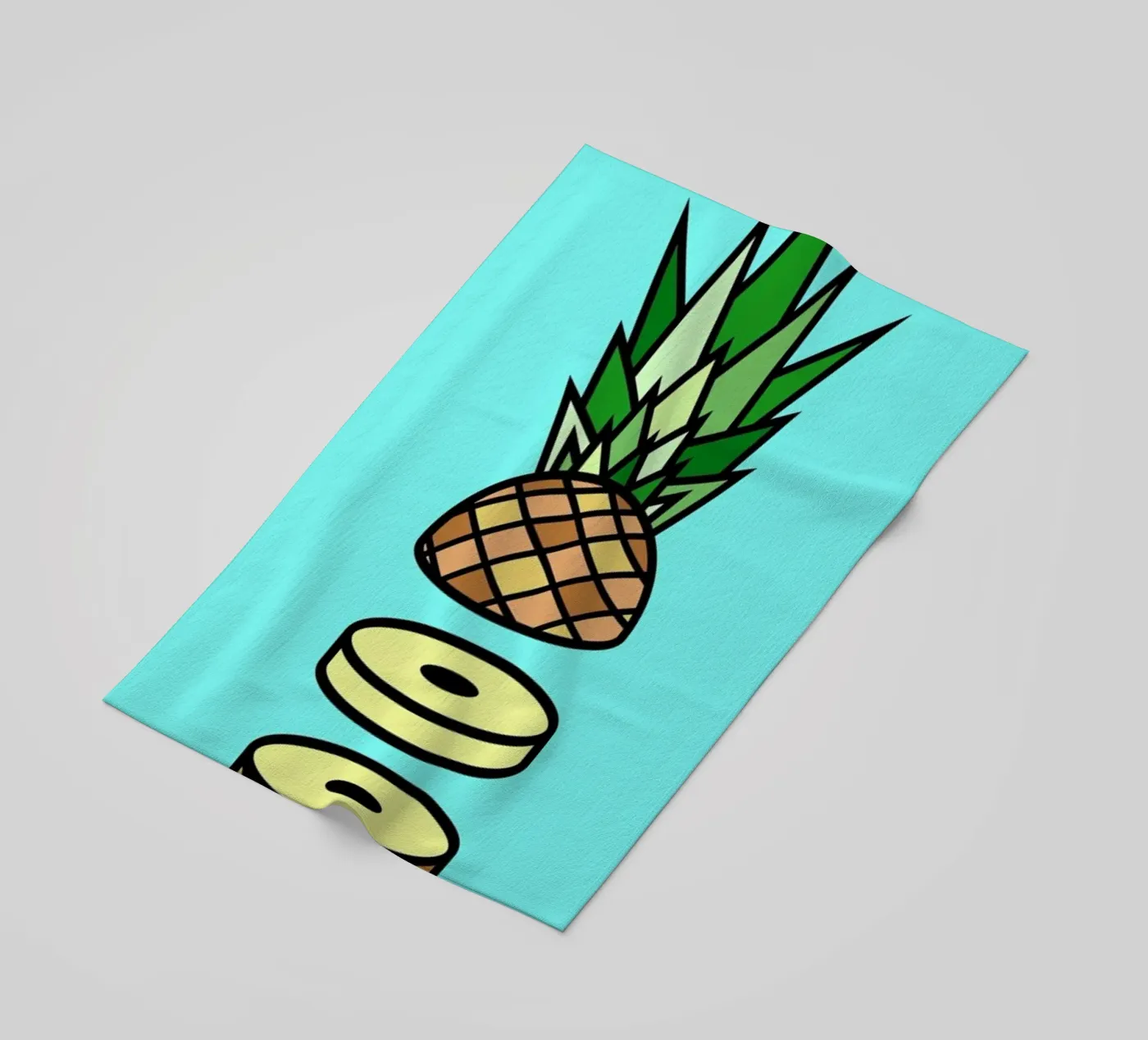 Pineapple strandhanddoek van Jan Luzar