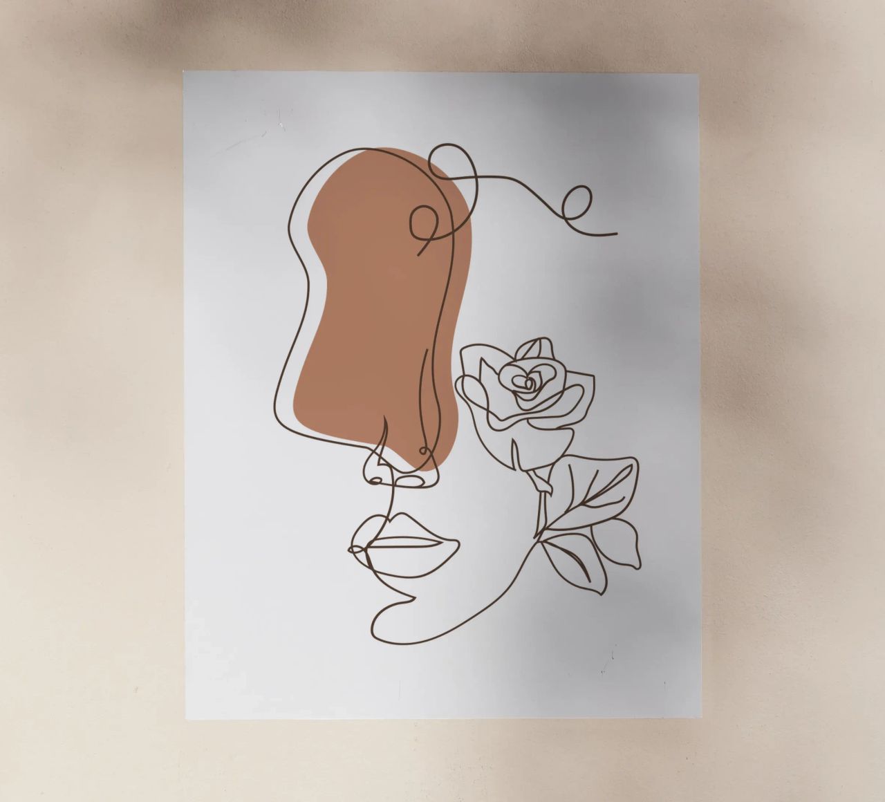 Semplice donna boho minimalista e fiori pellicola backlit da YSV MINIMALIST