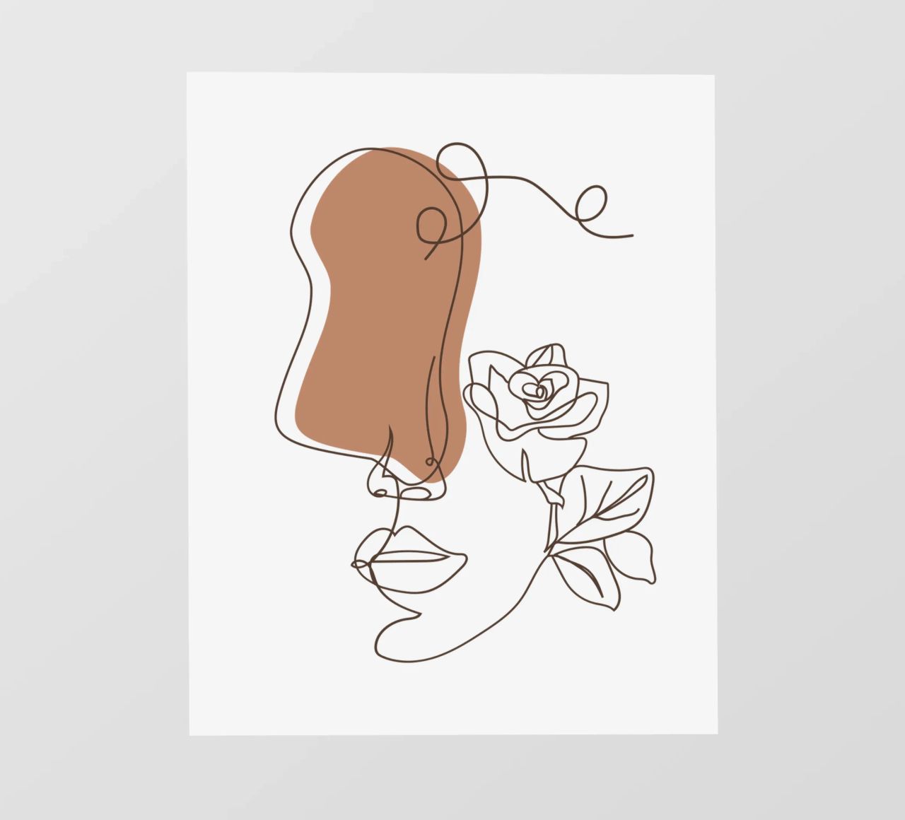 Semplice donna boho minimalista e fiori pellicola backlit da YSV MINIMALIST