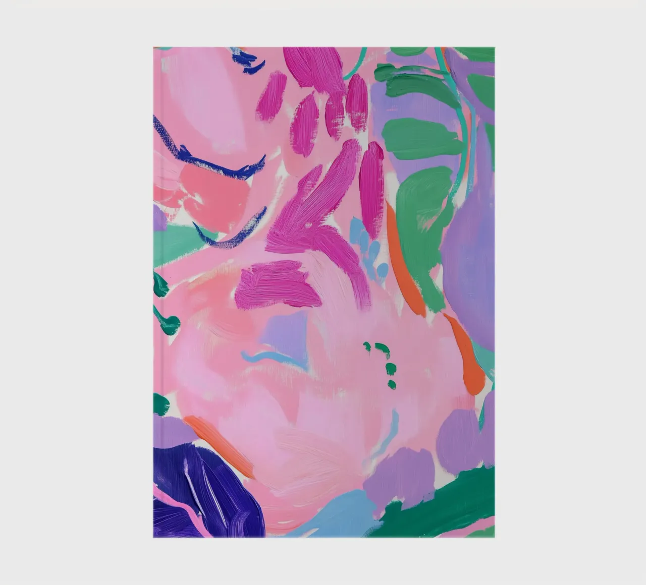 Pastel Brushstrokes Poetry notebook by Carinaprint