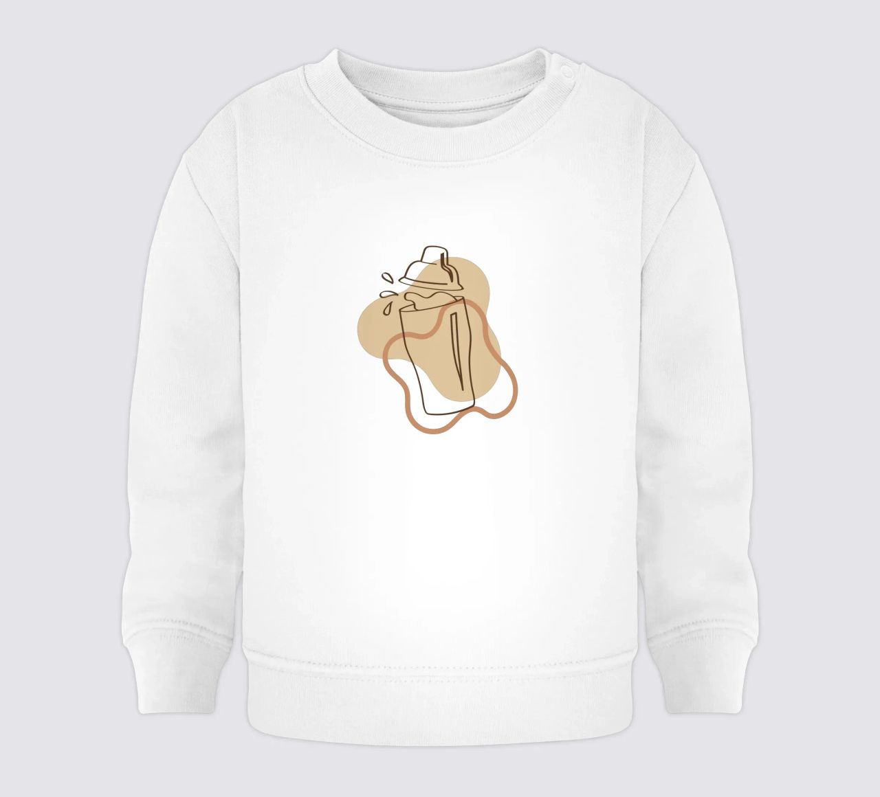 Semplice bevanda boho minimalista felpa neonato da YSV MINIMALIST