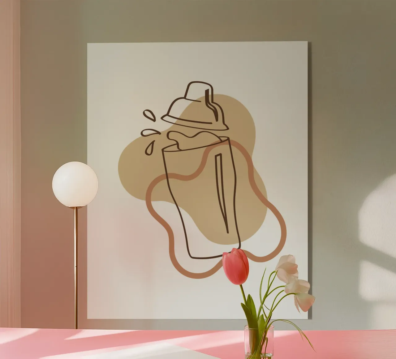 Semplice bevanda boho minimalista plexiglass da YSV MINIMALIST