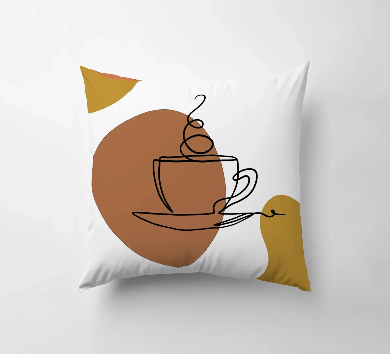 Semplice bevanda al caffè boho minimalista cuscino da YSV MINIMALIST