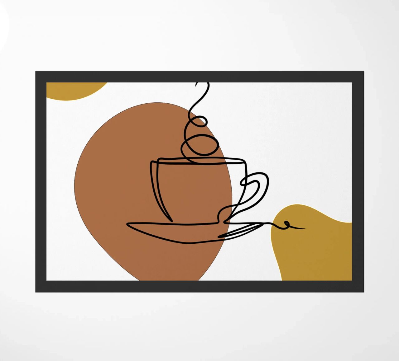 Semplice bevanda al caffè boho minimalista zerbino da YSV MINIMALIST