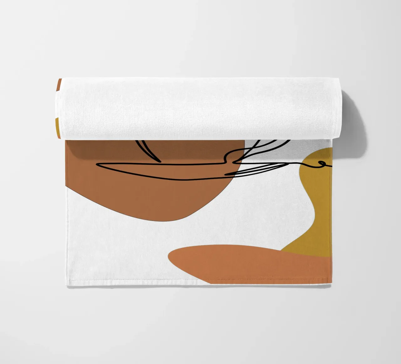 Semplice bevanda al caffè boho minimalista telo mare da YSV MINIMALIST