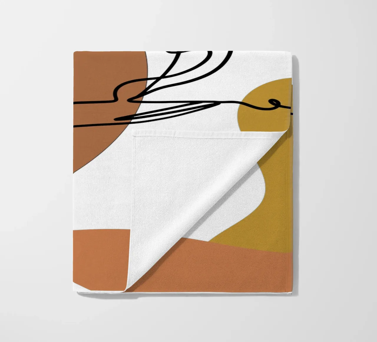Semplice bevanda al caffè boho minimalista telo mare da YSV MINIMALIST