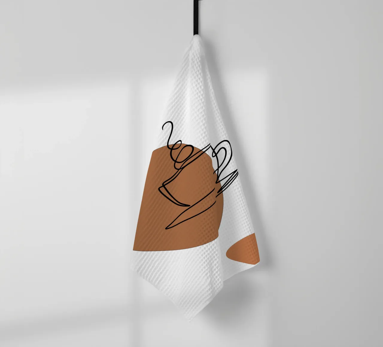 Boisson à café simple et minimaliste torchon de YSV MINIMALIST