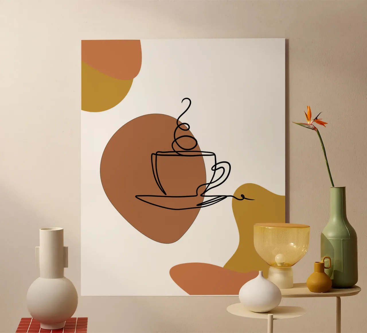 Semplice bevanda al caffè boho minimalista plexiglass da YSV MINIMALIST