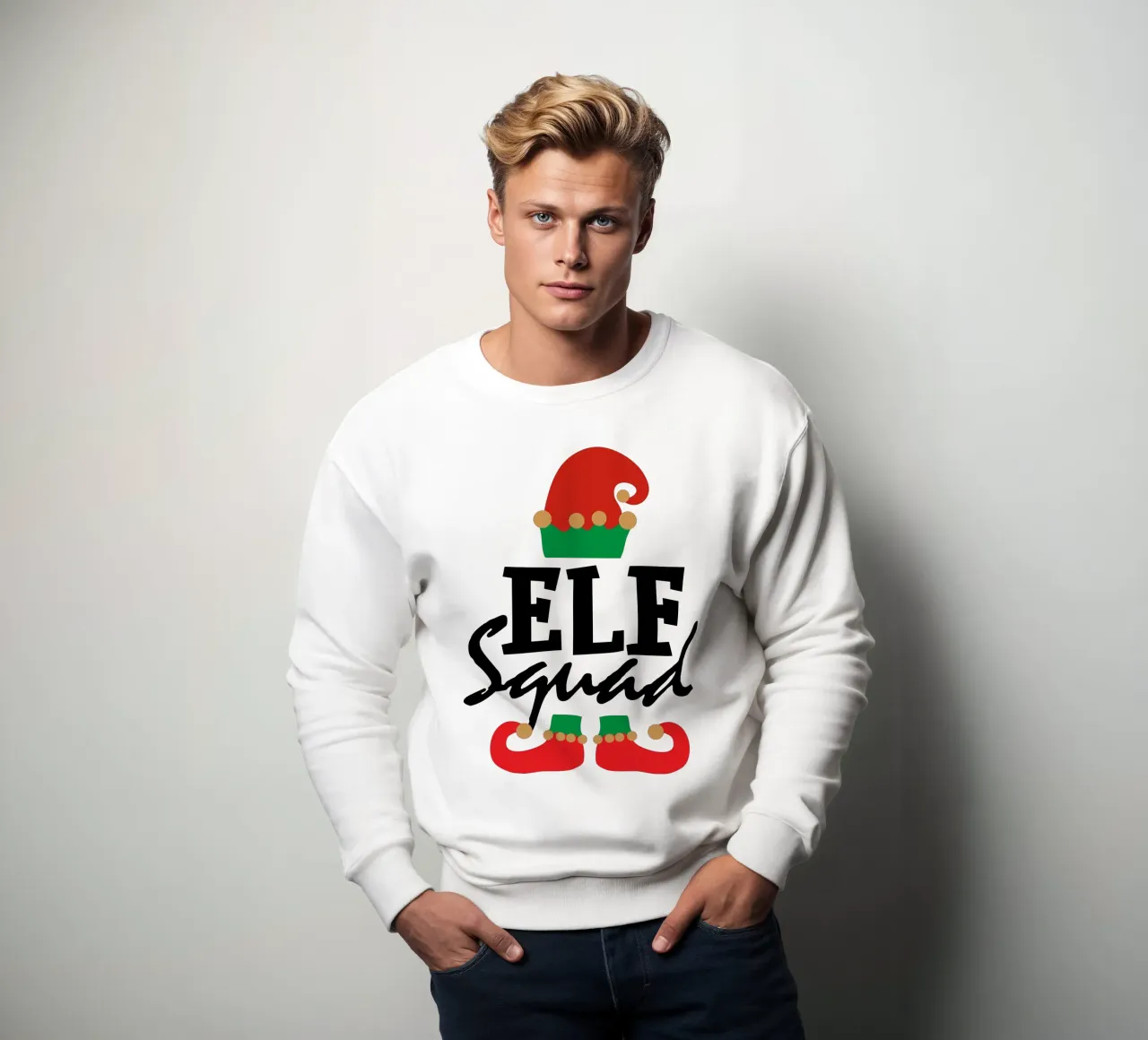 christmas squad sweatshirt by vickeyroads