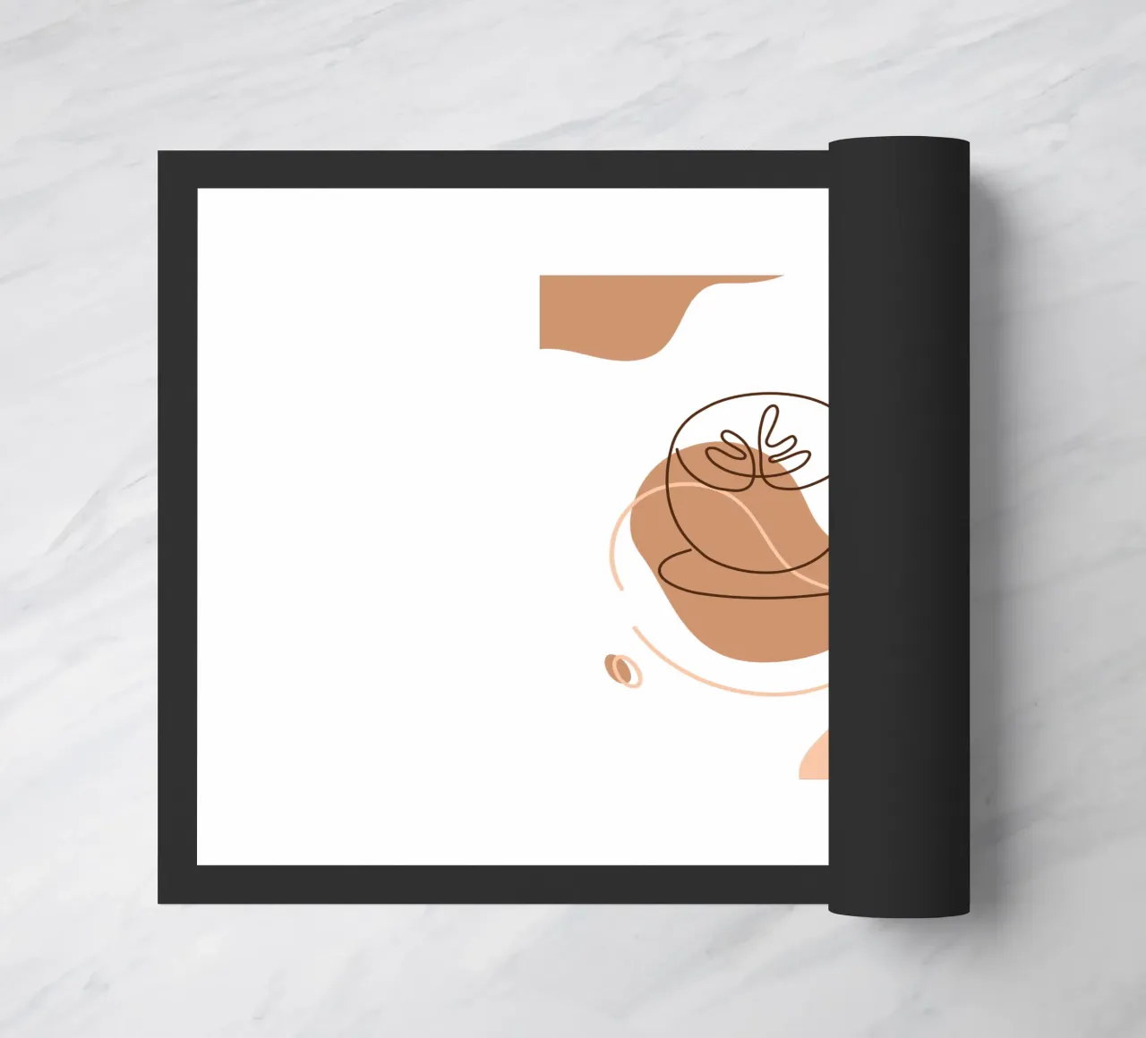 Bevanda minimalista al caffè boho zerbino da YSV MINIMALIST