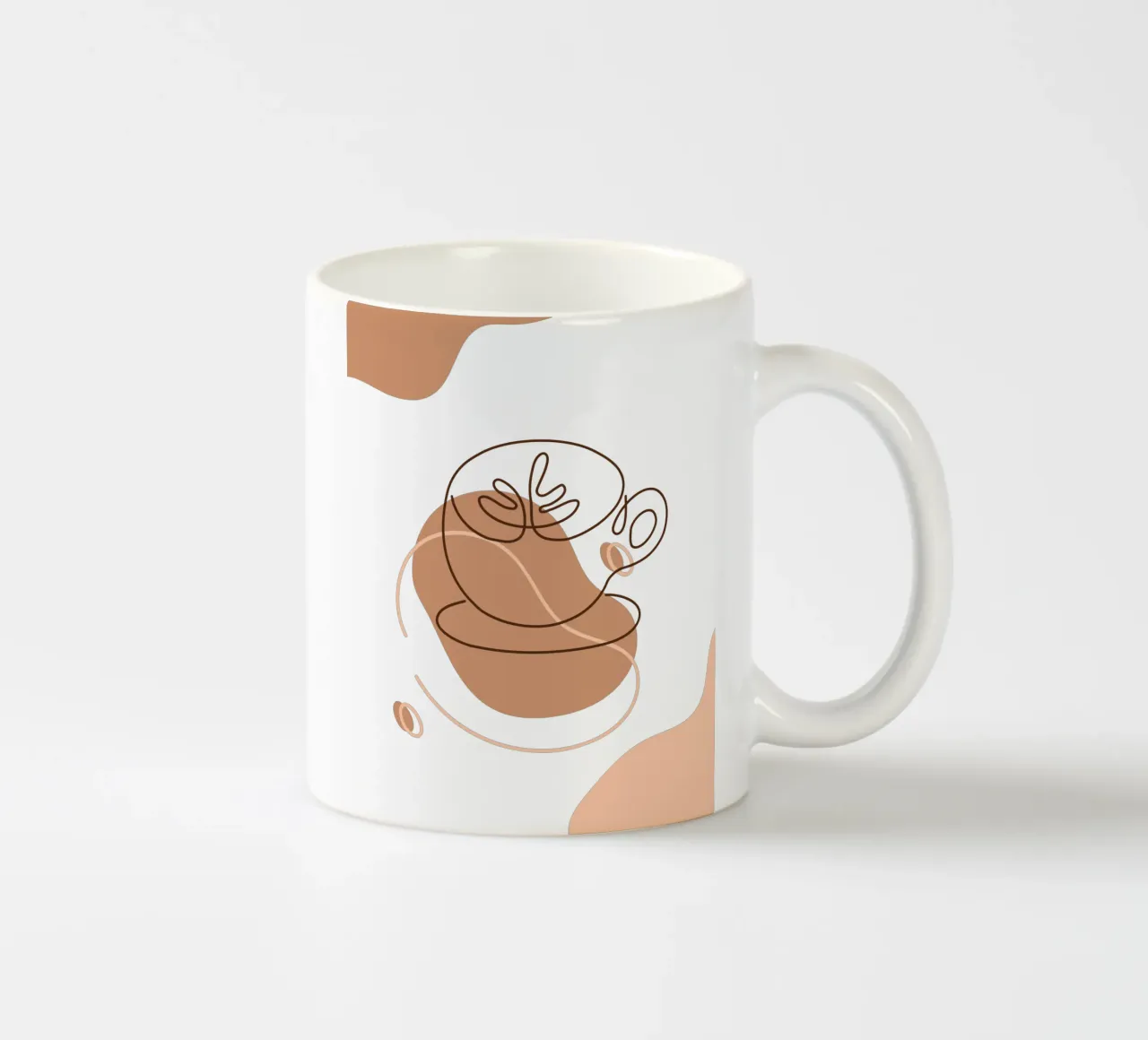 Bevanda minimalista al caffè boho tazza in ceramica da YSV MINIMALIST