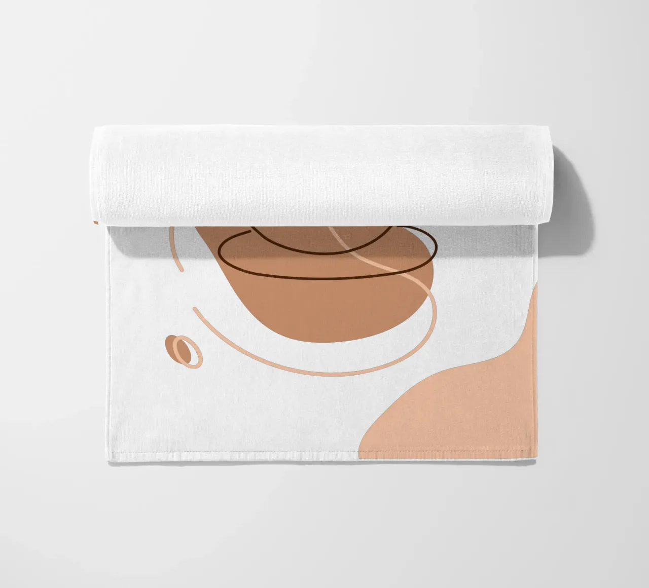 Bevanda minimalista al caffè boho telo mare da YSV MINIMALIST