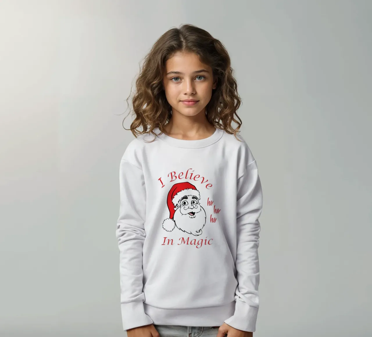 Credo nella magia di Babbo Natale felpa bambino da vickeyroads