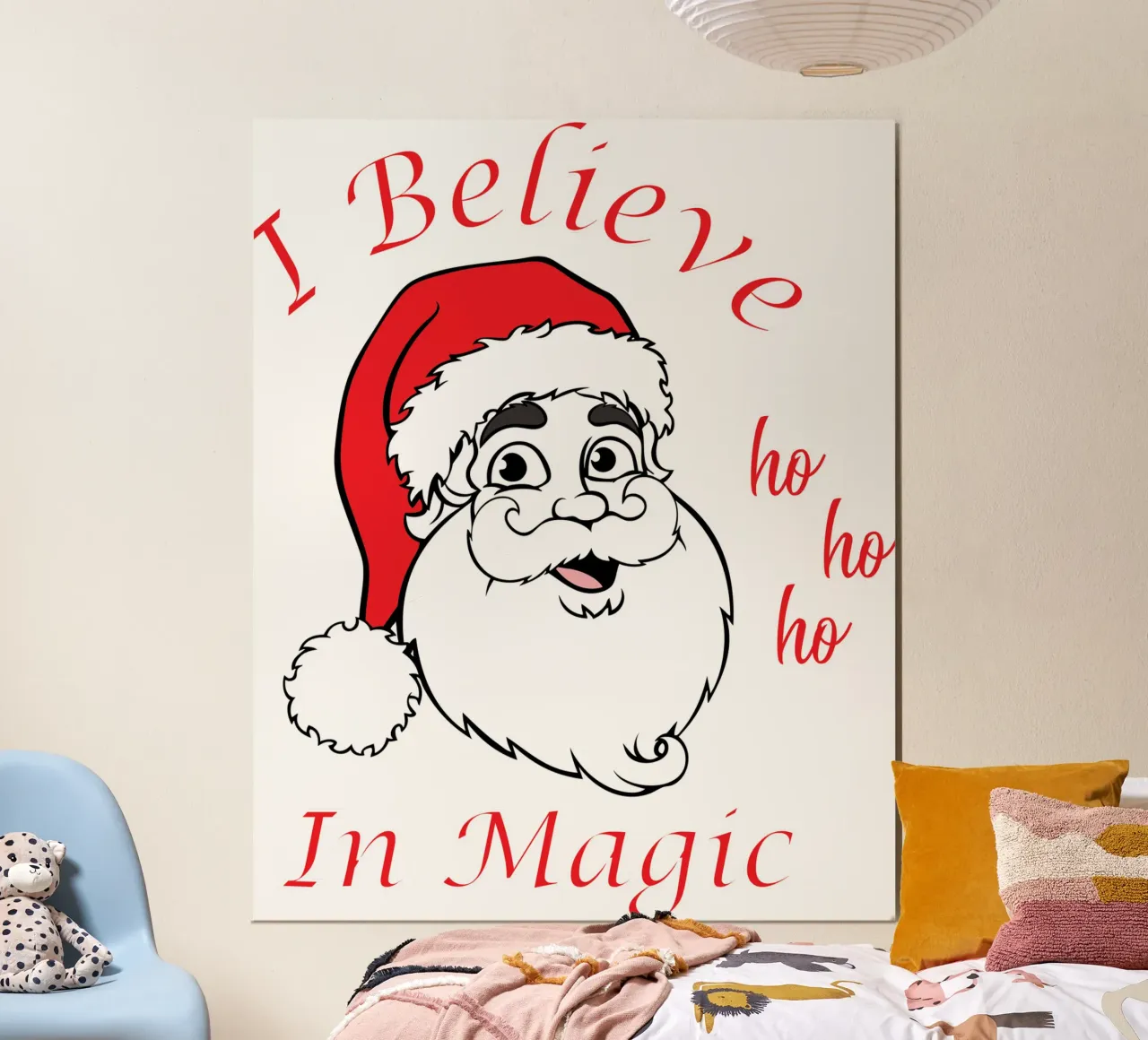 Credo nella magia di Babbo Natale carta hahnemühle da vickeyroads