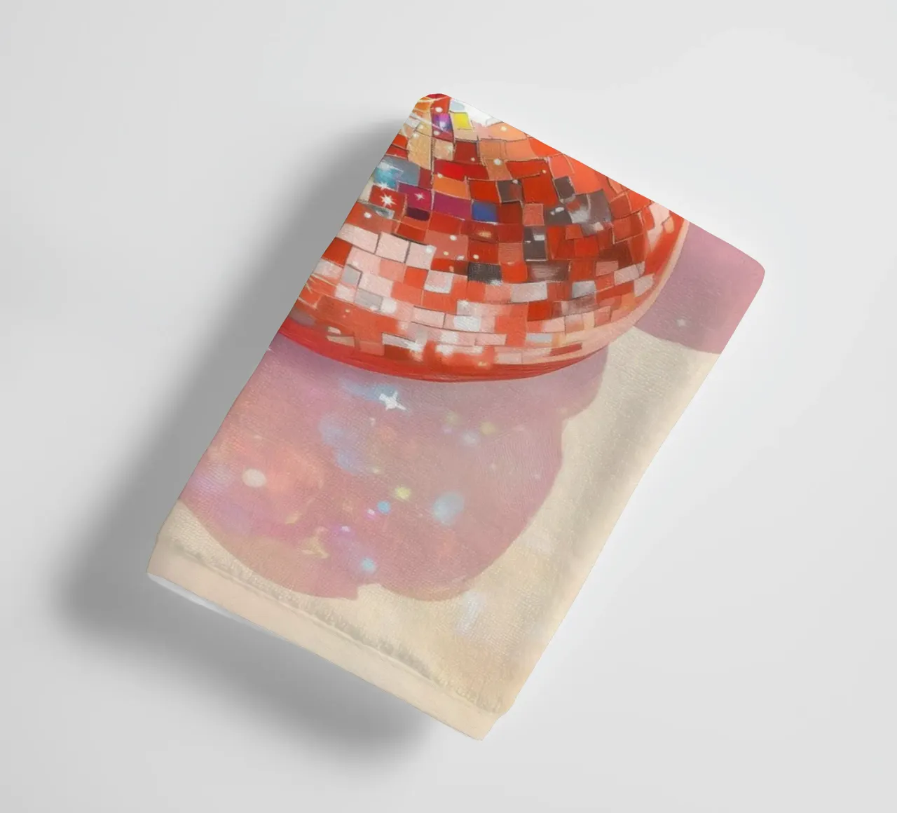 Sparkling Disco Ball Tomatoes towel by Melloi Art Print