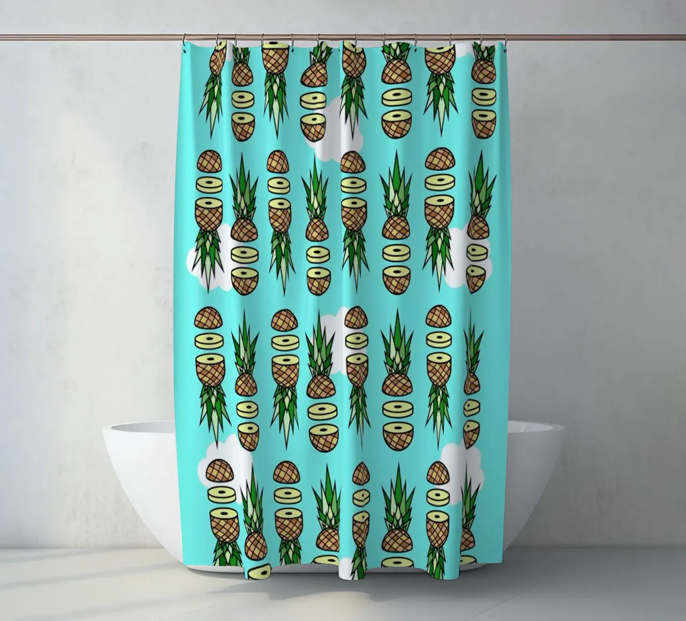 Dropping Duschvorhang von Jan Luzar