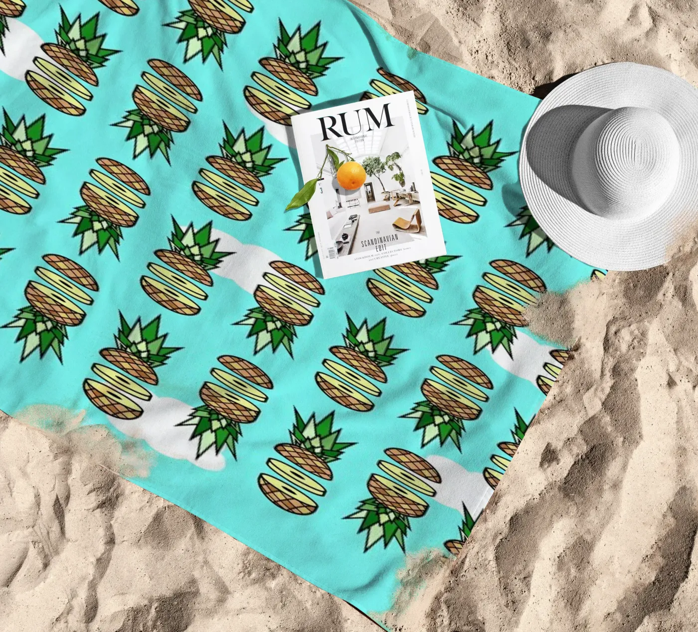 Dropping strandhanddoek van Jan Luzar