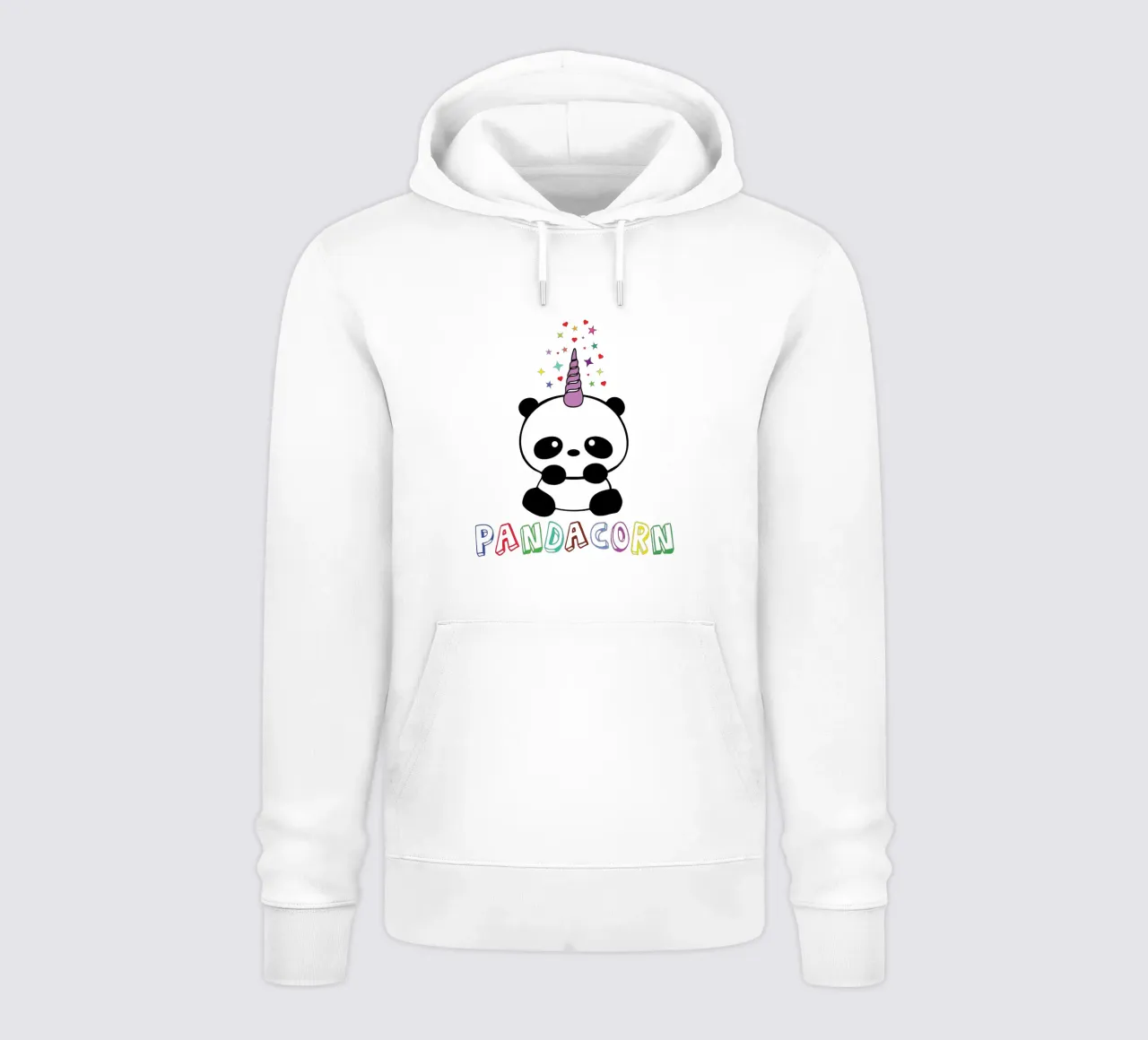 pandacorn felpa con cappuccio da vickeyroads