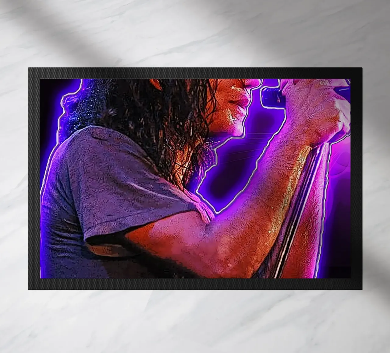 Vedder Neon doormat by neonartroom