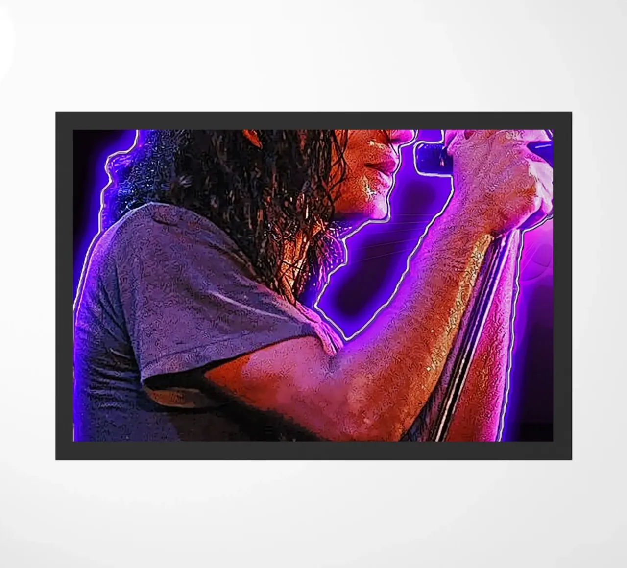 Vedder Neon doormat by neonartroom