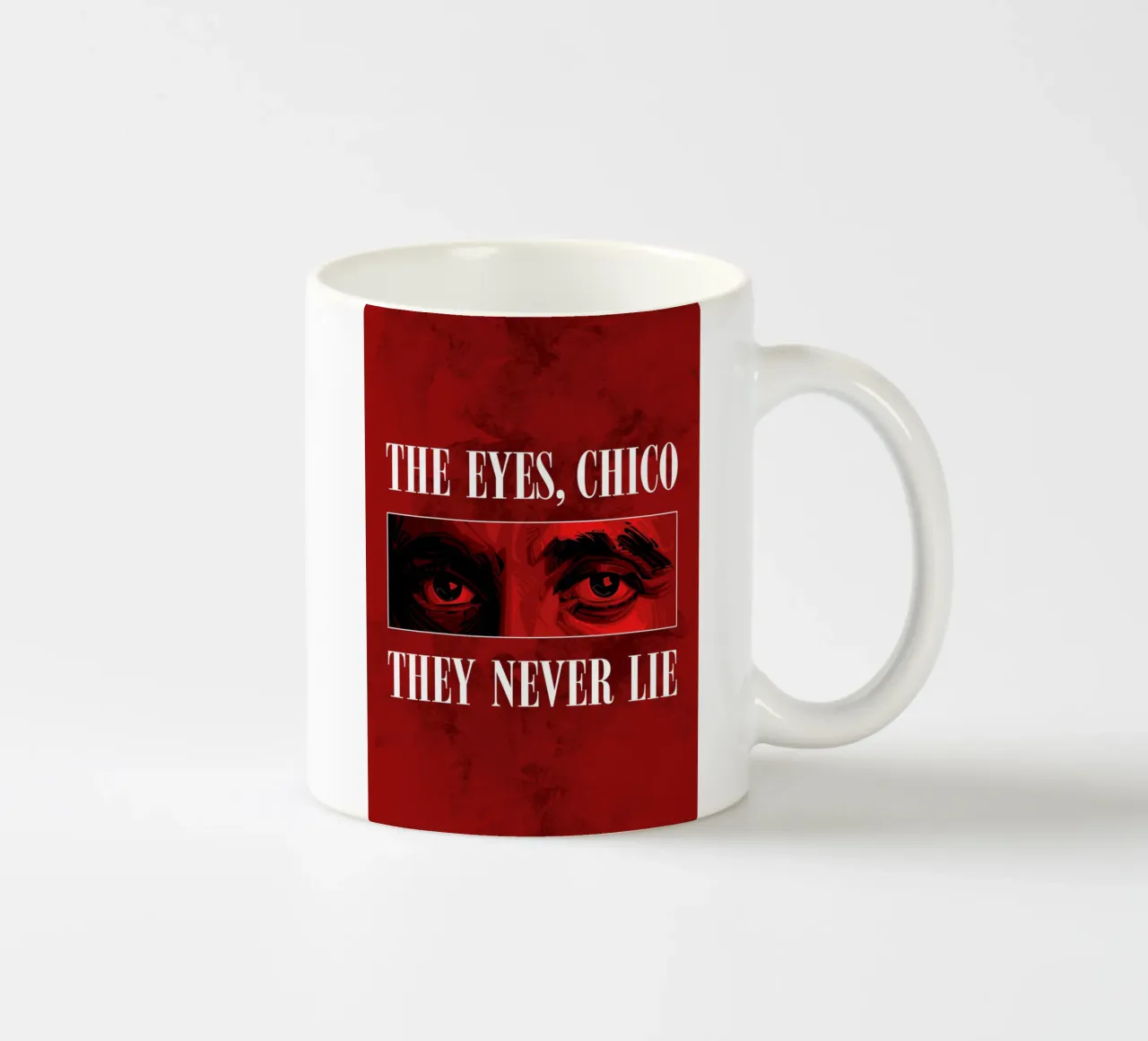 Scarface Eyes Red tazza in ceramica da nabakumov