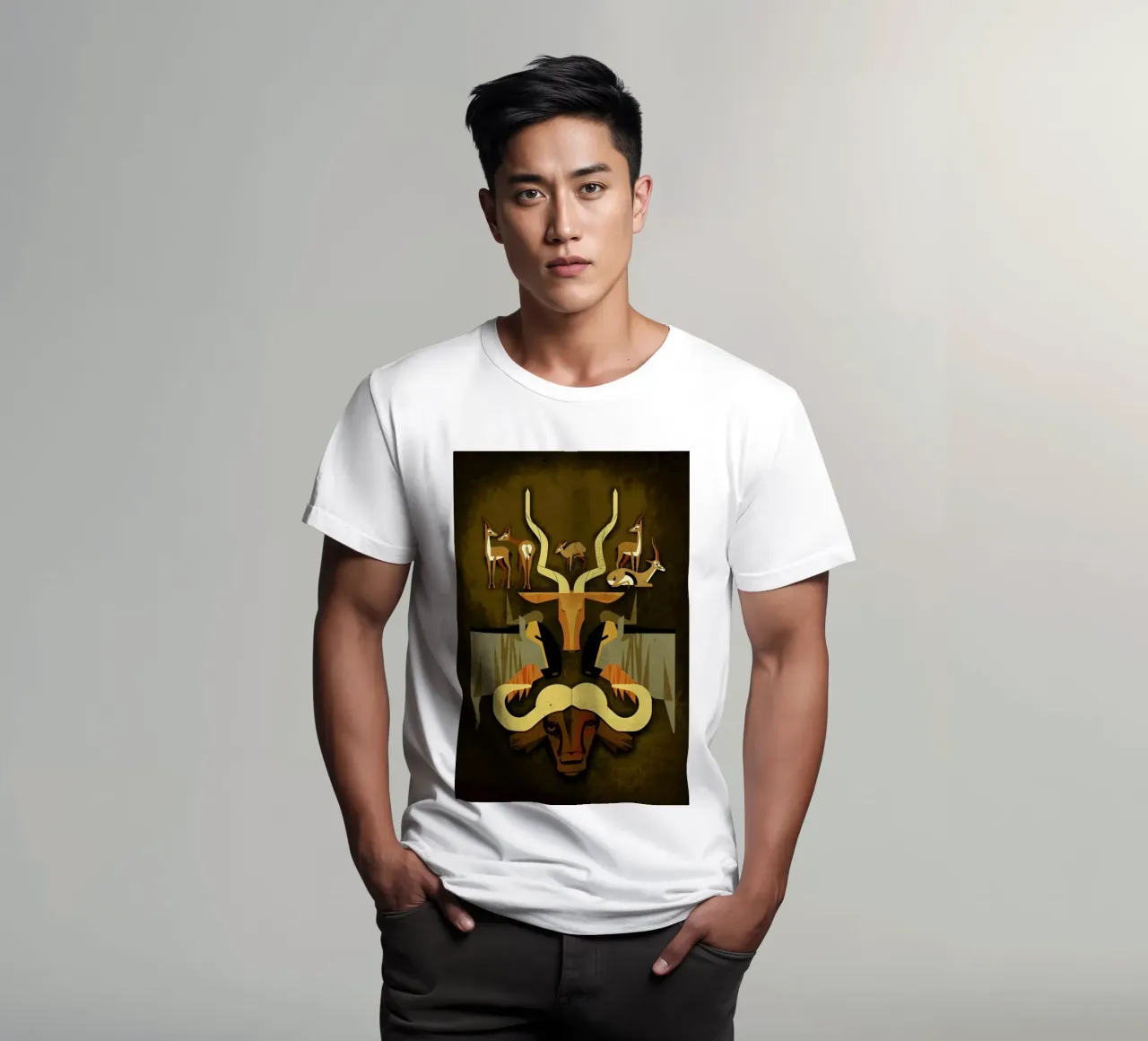 Horns and Hoofs t-shirt da Dieter Braun