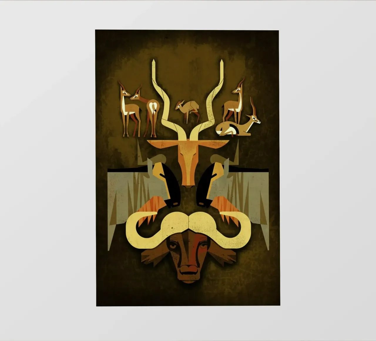 Horns and Hoofs telo in pvc da Dieter Braun