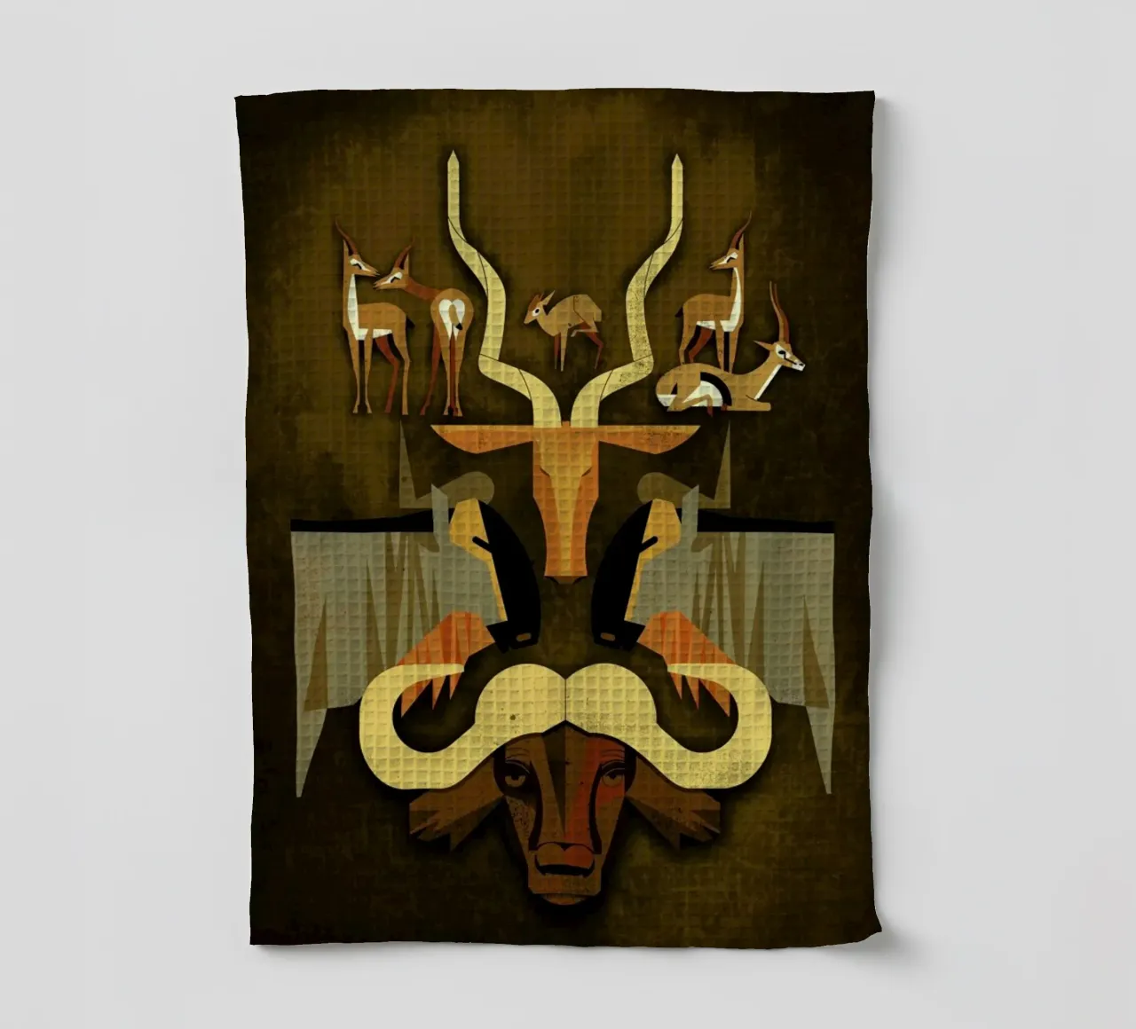 Horns and Hoofs canovaccio da cucina da Dieter Braun