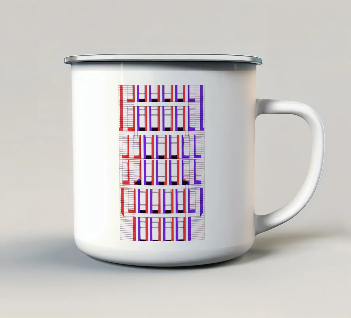 Three enamel mug by Jan Luzar