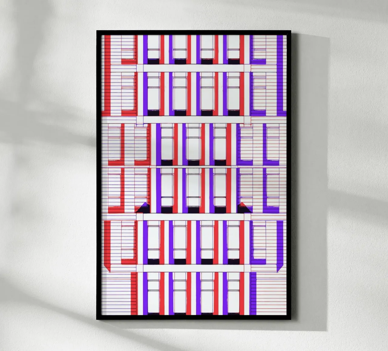 Three poster con telaio in alluminio da Jan Luzar
