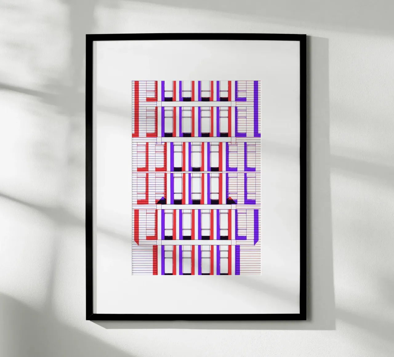 Three poster con telaio in alluminio da Jan Luzar