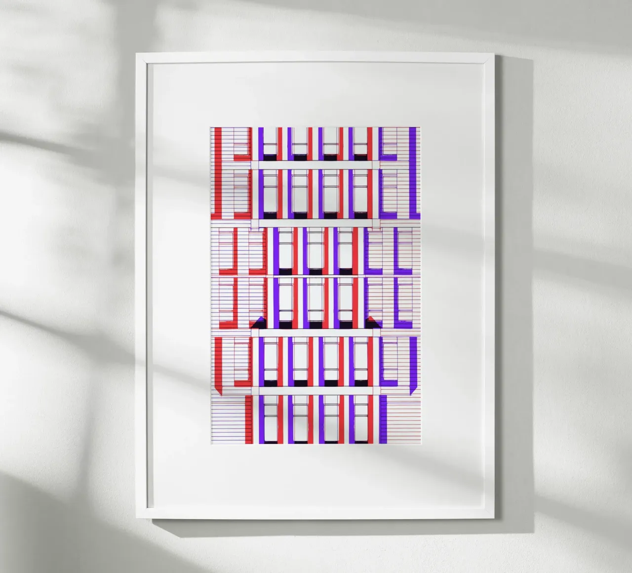 Three poster con telaio in alluminio da Jan Luzar