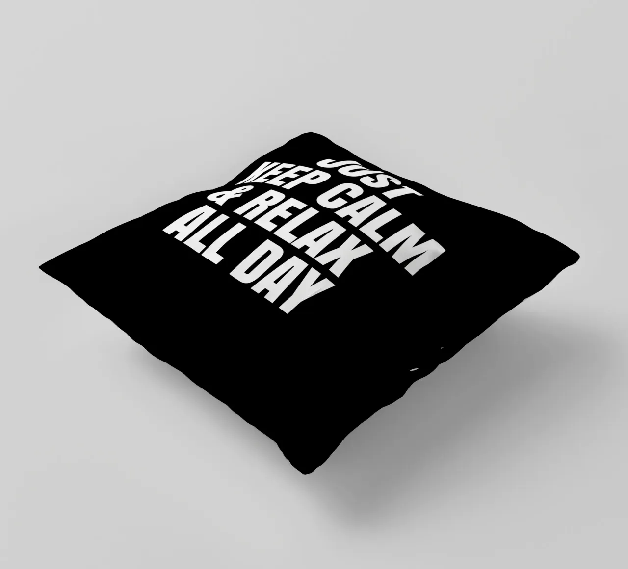 Just keep calm and relax all day cuscino da happieeagle