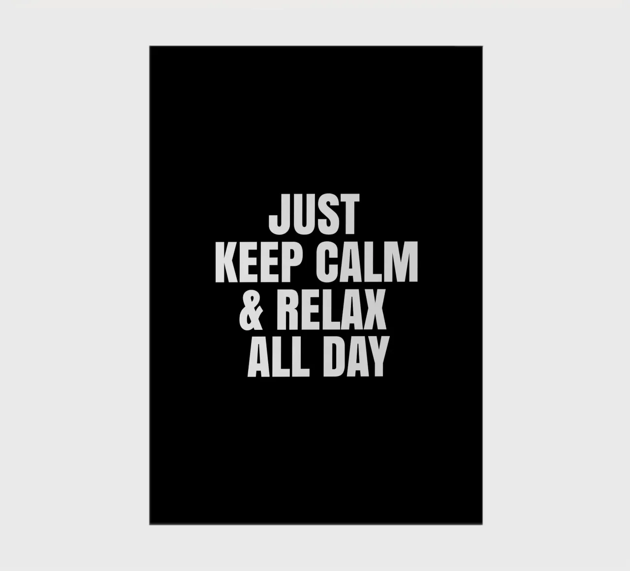 Just keep calm and relax all day diario da happieeagle