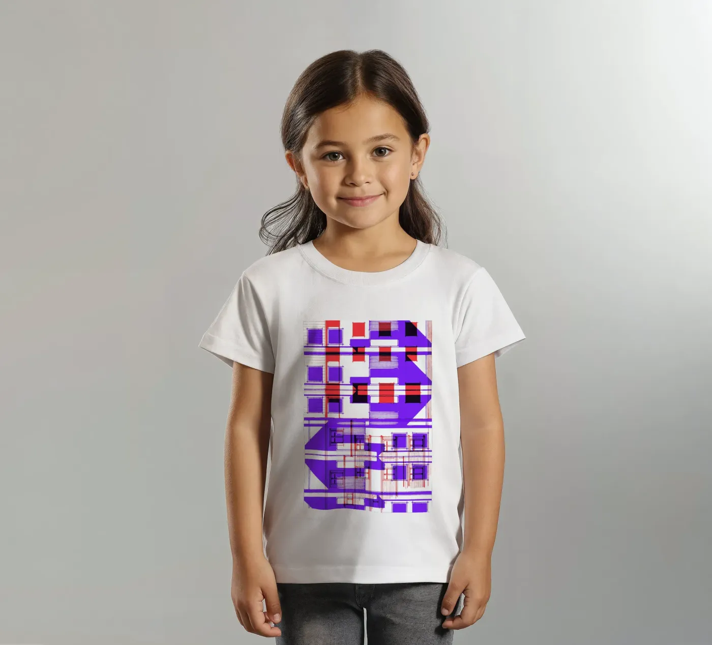 Four kinder t-shirt van Jan Luzar