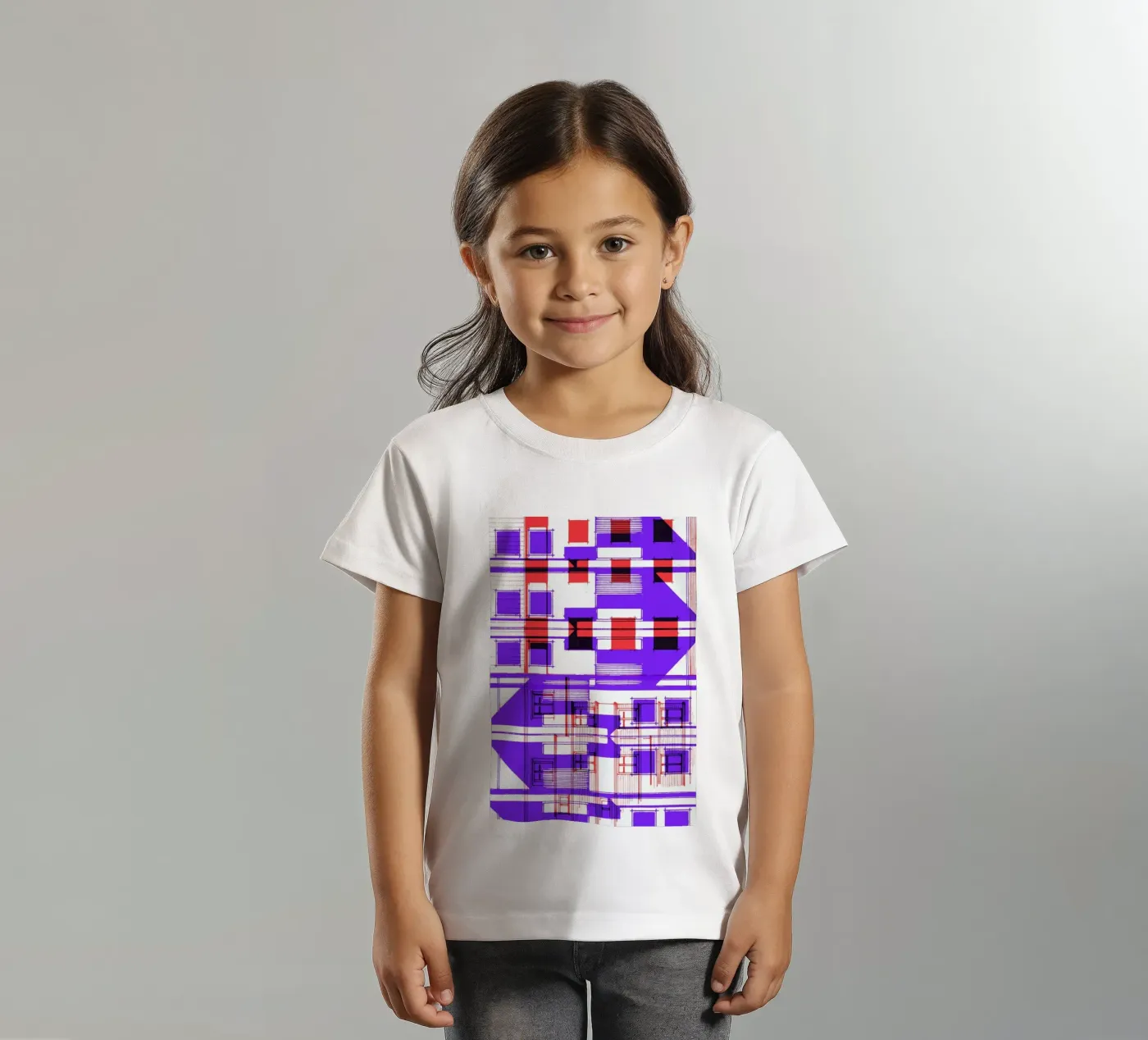 Four kinder t-shirt van Jan Luzar