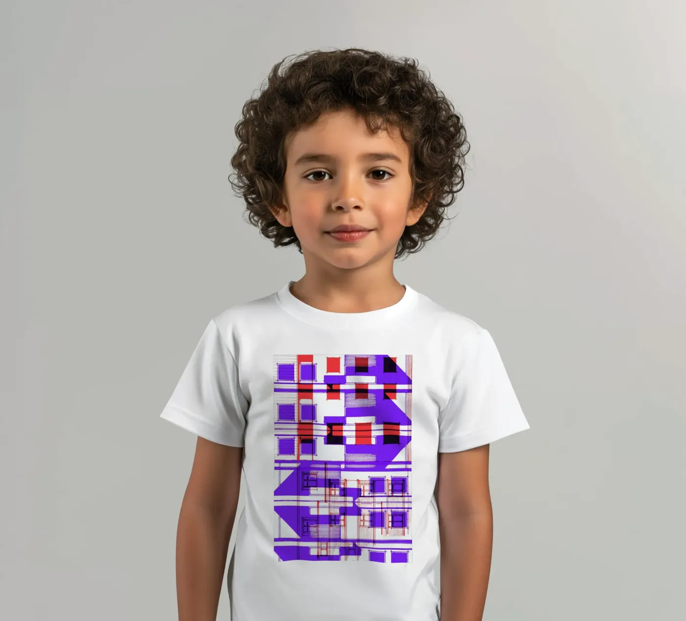 Four kinder t-shirt van Jan Luzar