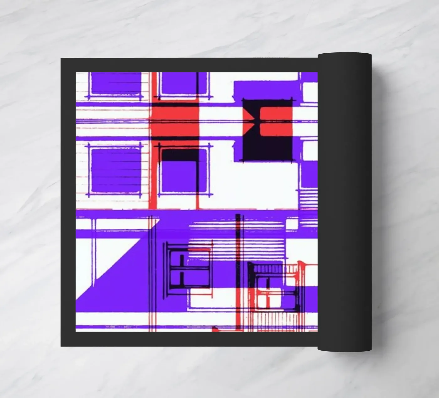 Four doormat by Jan Luzar