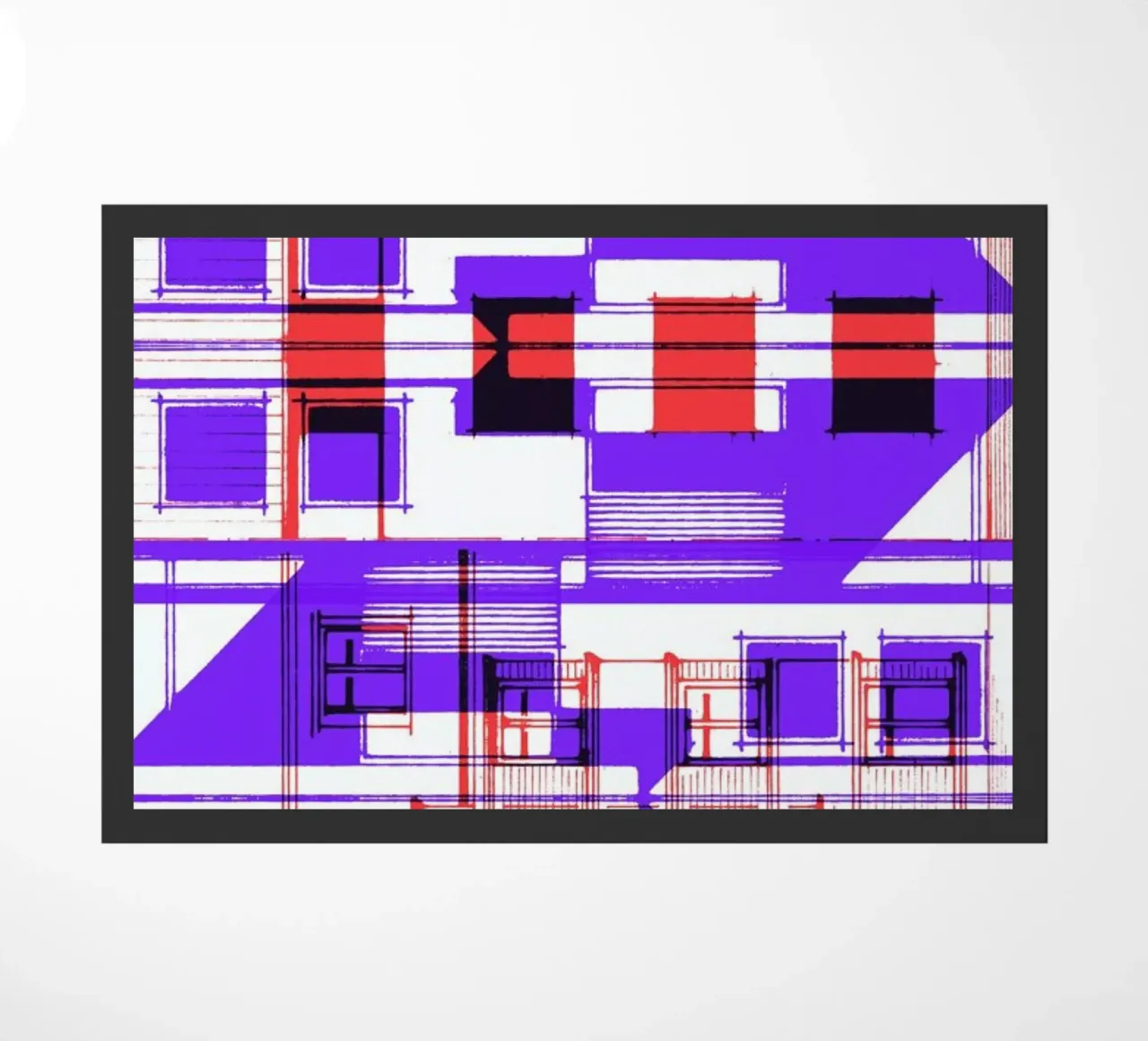 Four Fußmatte von Jan Luzar