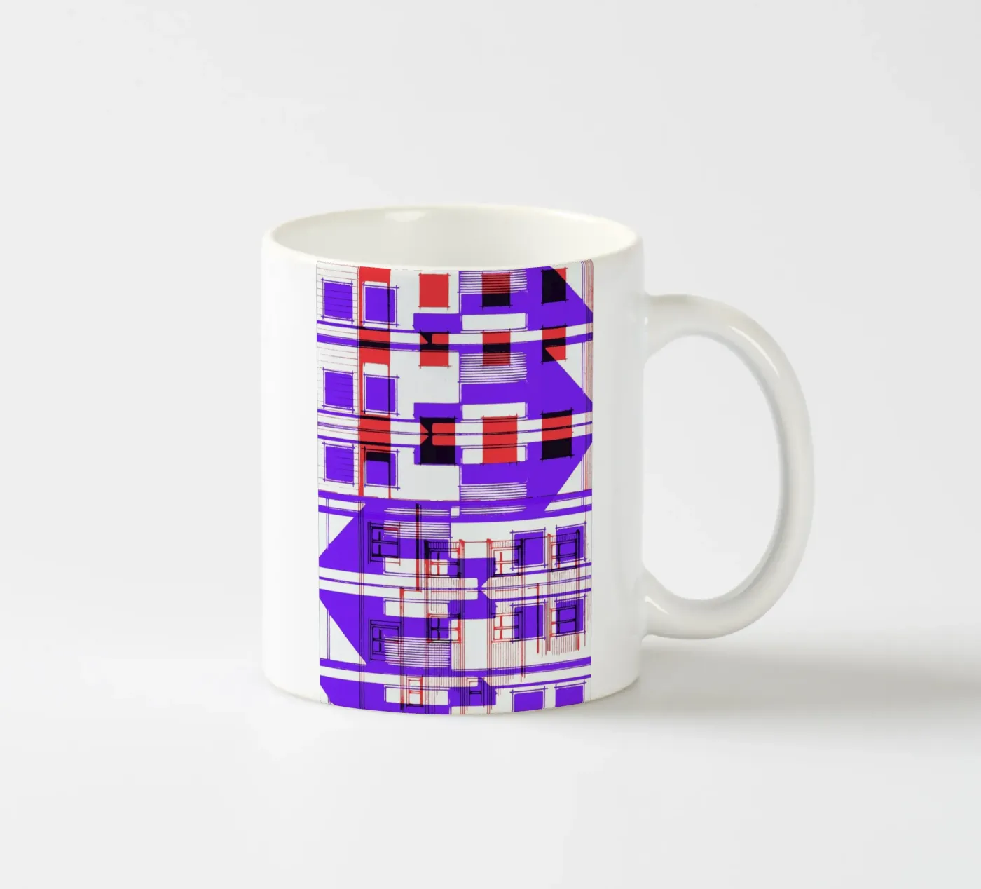 Four ceramic mug by Jan Luzar